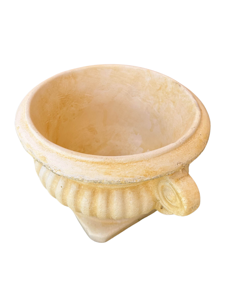 Vaso Fabio Anticato Giallo - Notaro Manufatti
