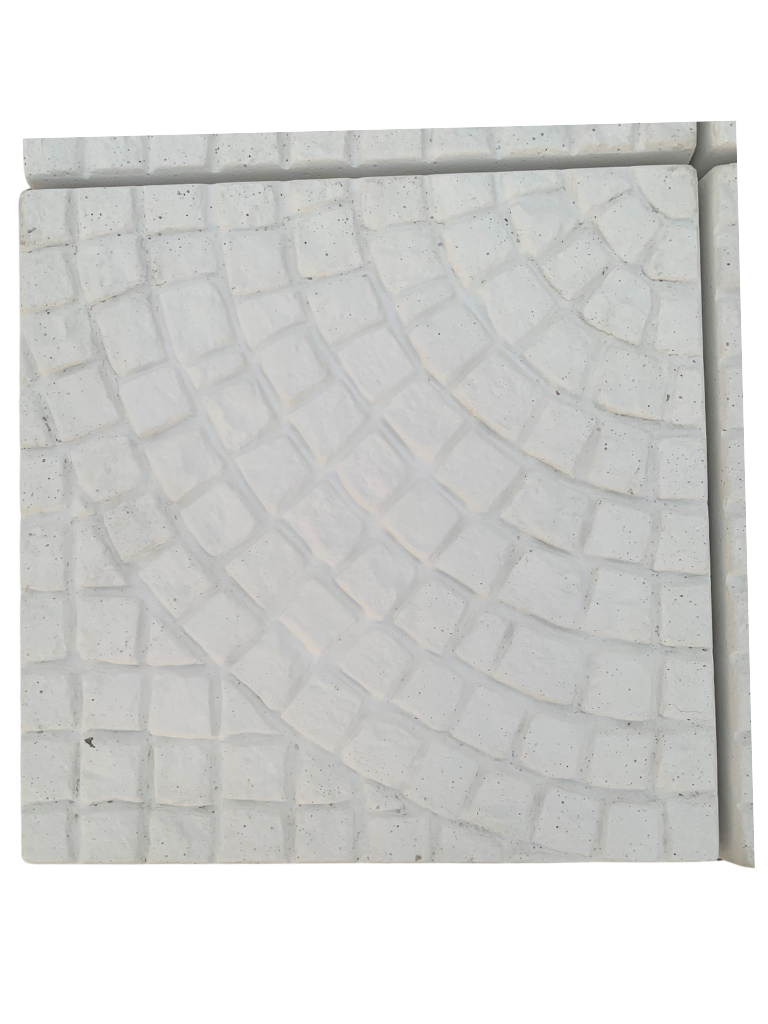 Set di 4 Mattoni per Ombrellone cm. 50x50 - Bianco - Notaro Manufatti
