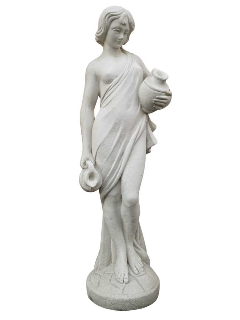 Statua Acquaiola con Anfora Getta Acqua - Notaro Manufatti