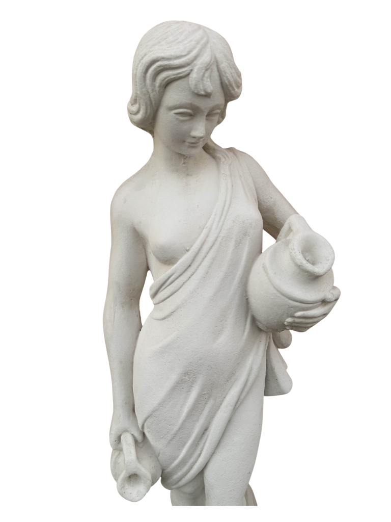Statua Acquaiola con Anfora Getta Acqua - Notaro Manufatti