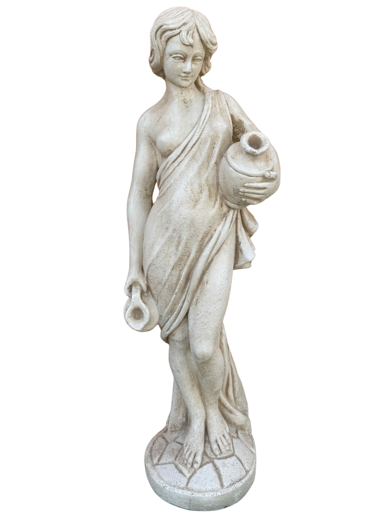 Statua Acquaiola con Anfora Getta Acqua - Notaro Manufatti
