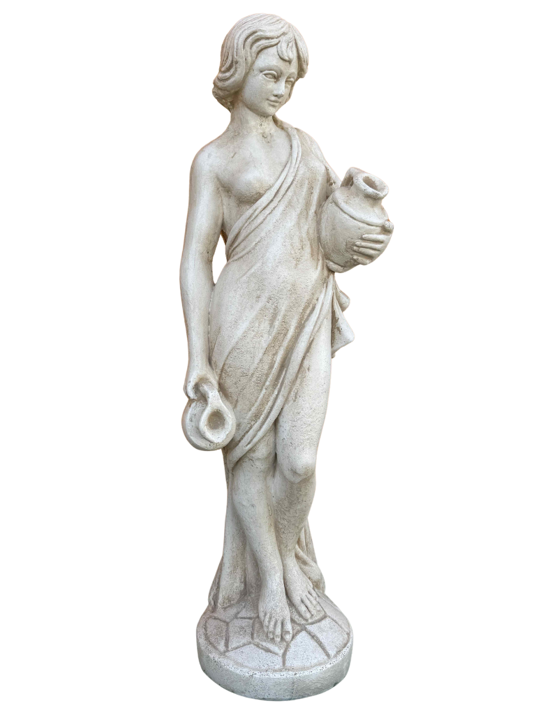 Statua Acquaiola con Anfora Getta Acqua - Notaro Manufatti
