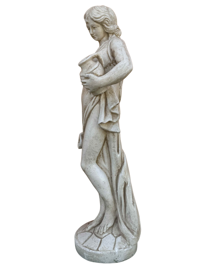 Statua Acquaiola con Anfora Getta Acqua - Notaro Manufatti