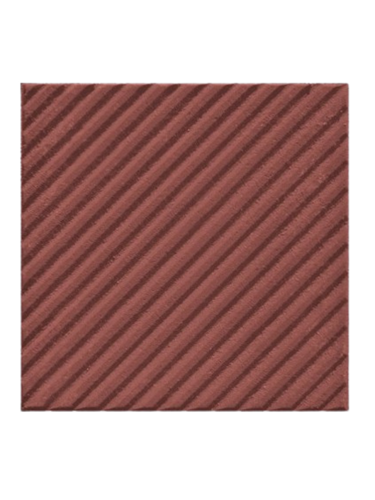 Mattone da marciapiede modello "Rigato Diagonale" Rosso - Notaro Manufatti