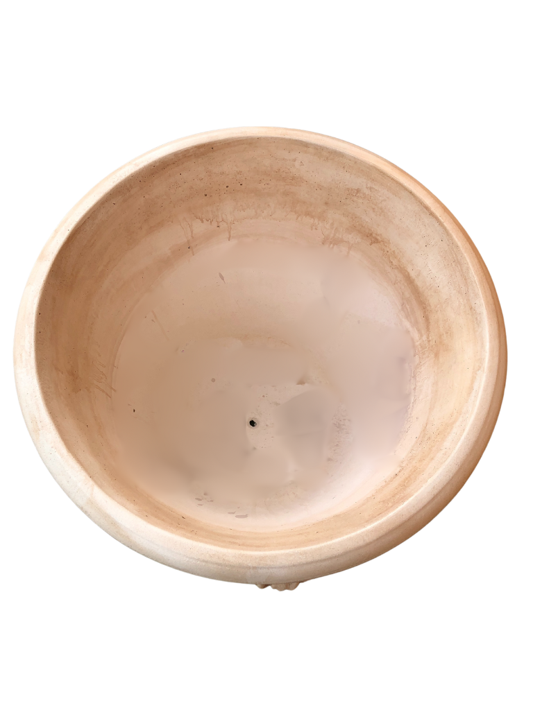 Vaso Leone Gigante Anticato Marrone - Notaro Manufatti