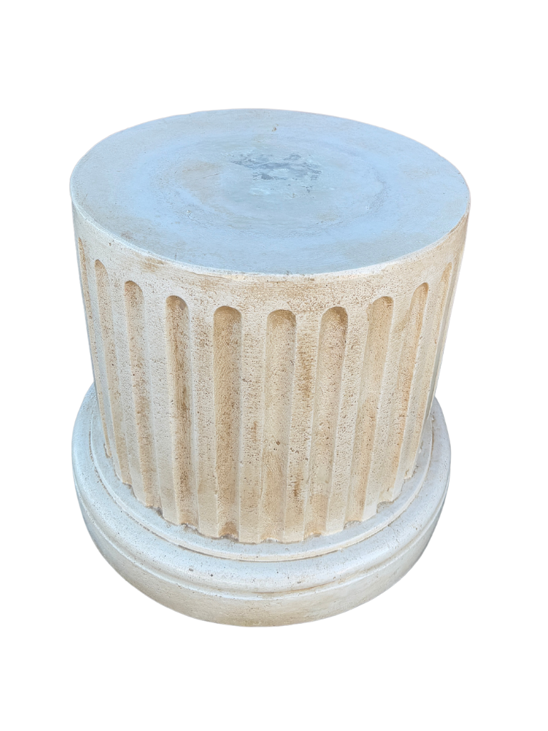 Base Aurea Tonda Gigante Anticata Beige - Notaro Manufatti