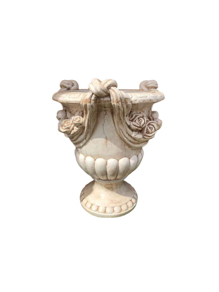 Vaso Rose e Manici Anticato Marrone - Notaro Manufatti