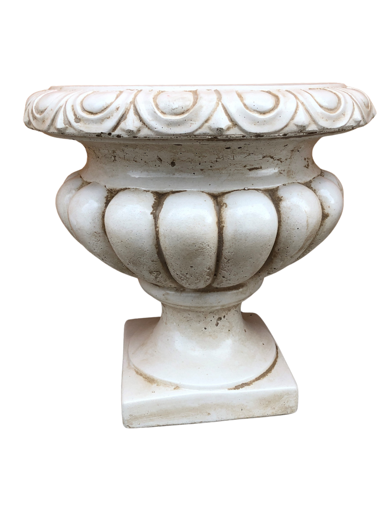 Vaso Ciano Anticato Beige - Notaro Manufatti