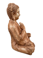 Buddha Gigante Anticato Marrone - Notaro Manufatti