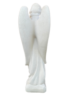 Angelo con Fiori - Bianco - Notaro Manufatti