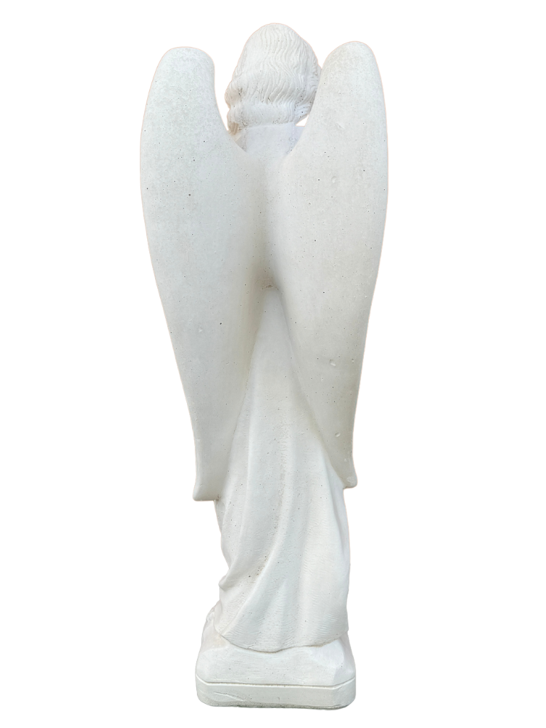 Angelo con Fiori - Bianco - Notaro Manufatti