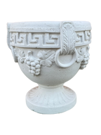 Vaso Bacco In Cemento - Bianco - Notaro Manufatti