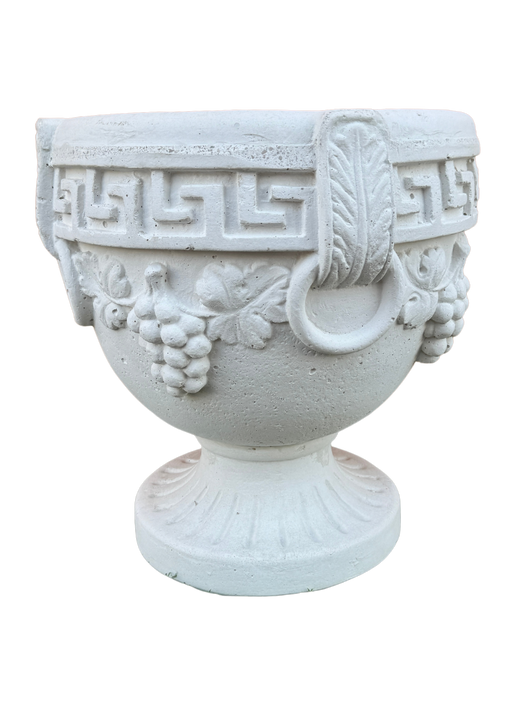 Vaso Bacco In Cemento - Bianco - Notaro Manufatti