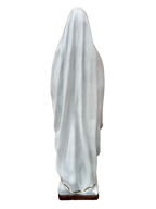 Madonna di Lourdes in Cemento 80 cm – Lavorazione Artigianale a Colori - Notaro Manufatti