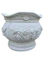 Vaso Sofi' Tondo - Bianco - Notaro Manufatti
