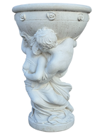 Porta Vaso Amore e Psiche - Bianco - Notaro Manufatti