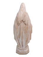 Madonna Immacolata Miracolosa in Cemento H47 Anticata Marrone - Notaro Manufatti