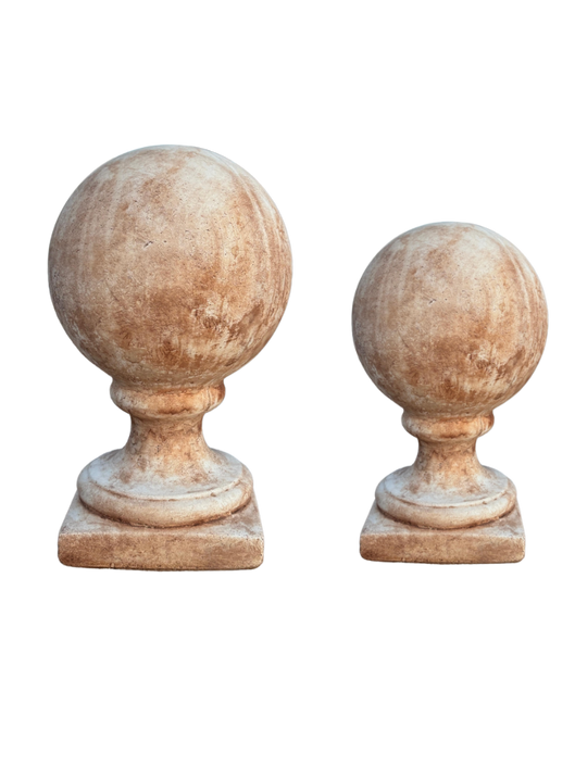 Sferico in Cemento Anticato Marrone - Notaro Manufatti