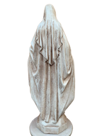 Madonna Immacolata Miracolosa in Cemento H75 Anticata Marrone - Notaro Manufatti
