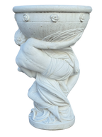 Porta Vaso Amore e Psiche - Bianco - Notaro Manufatti