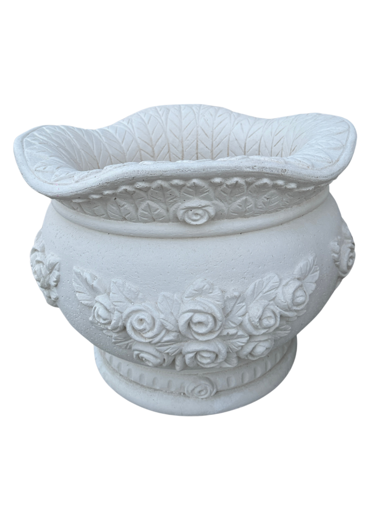 Vaso Sofi' Tondo - Bianco - Notaro Manufatti