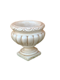 Vaso Ciano Anticato Beige - Notaro Manufatti