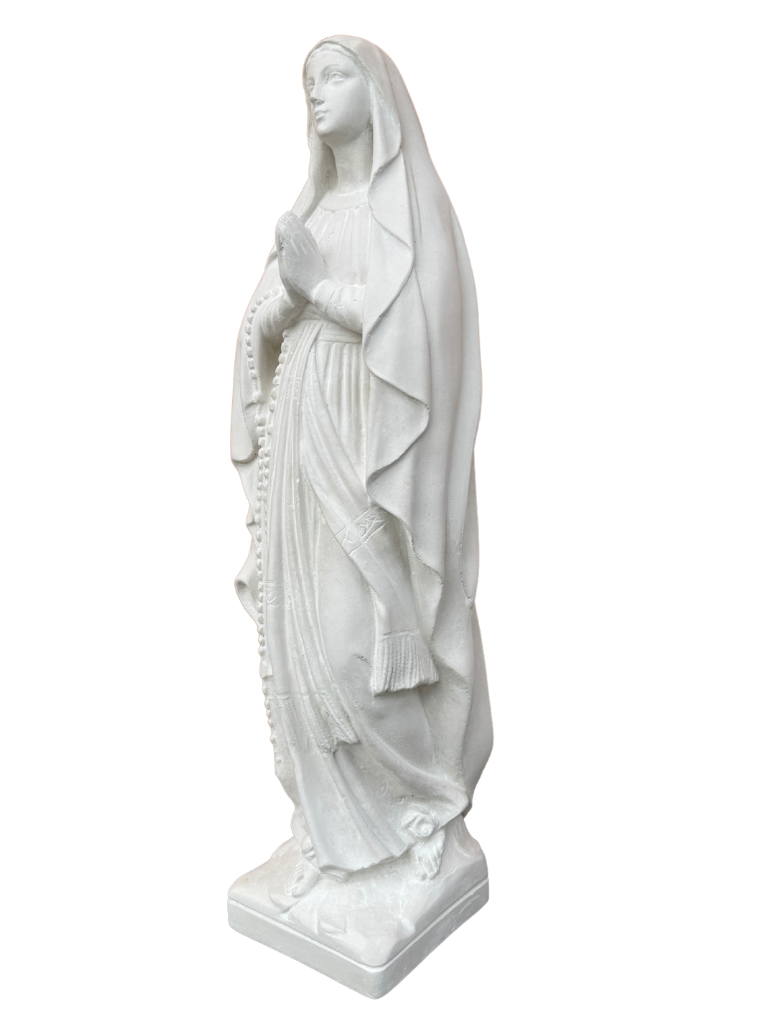 Madonna Lourdes 80 cm - Bianco - Notaro Manufatti