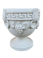 Vaso Bacco In Cemento - Bianco - Notaro Manufatti