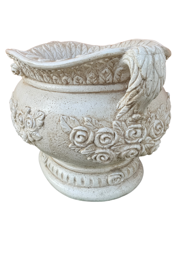 Vaso Sofi' Ovale Anticato Beige - Notaro Manufatti