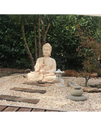 Buddha Gigante - Bianco - Notaro Manufatti