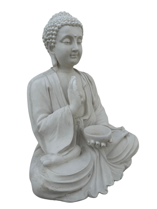 Buddha Gigante - Bianco - Notaro Manufatti