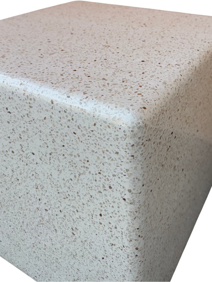 Cubo Stone - Tavolino o Sgabello in Cemento dal Design Moderno