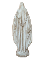 Madonna Immacolata Miracolosa in Cemento H75 Anticata Beige - Notaro Manufatti