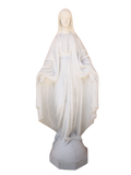 Madonna Immacolata Miracolosa in cemento H75 - Bianco - Notaro Manufatti