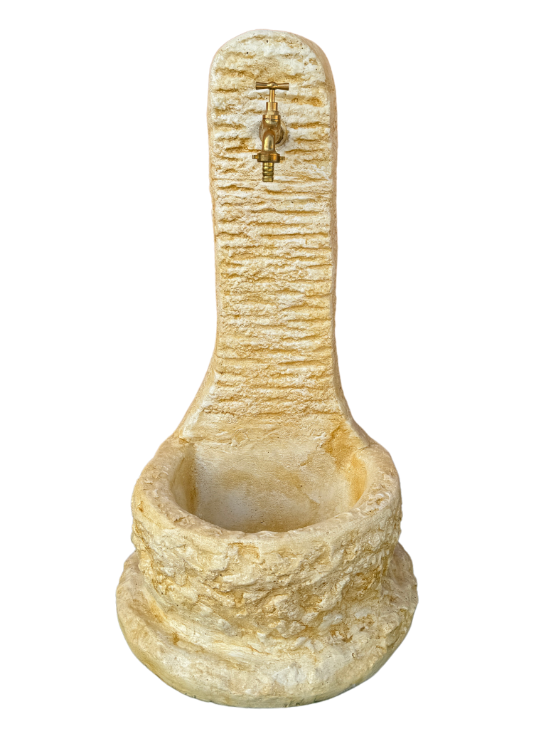 Fontana a Colonna Elodie Anticata Gialla - Notaro Manufatti