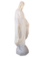 Madonna Immacolata Miracolosa in cemento H75 - Bianco - Notaro Manufatti