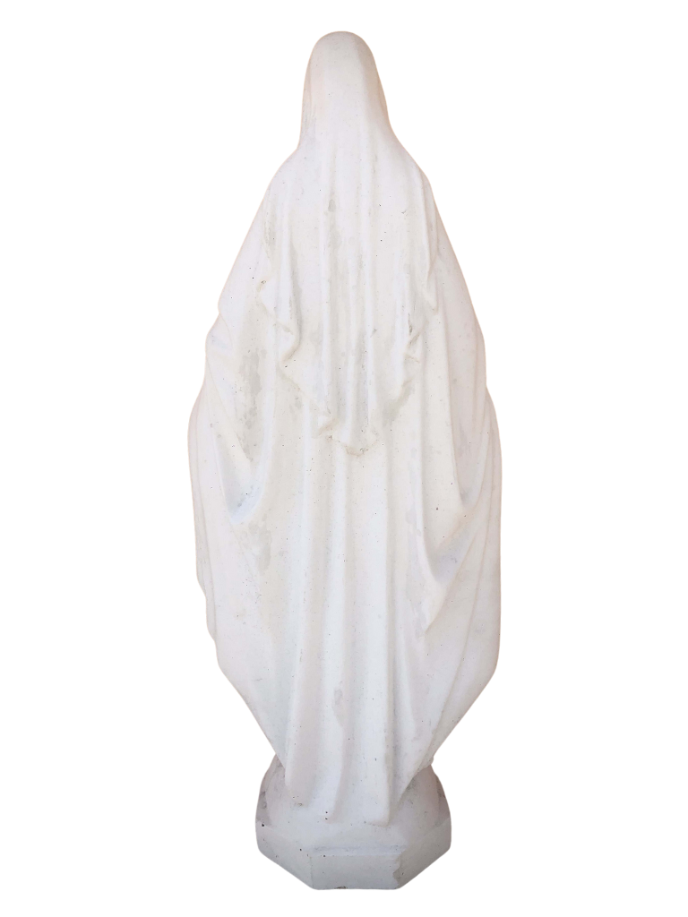 Madonna Immacolata Miracolosa in cemento H75 - Bianco - Notaro Manufatti