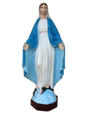 Madonna Immacolata Miracolosa in cemento H75 - Lavorazione Artigianale a Colori - Notaro Manufatti