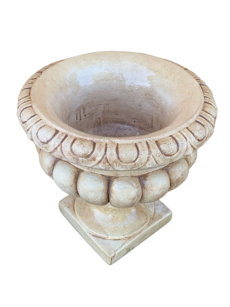 Vaso Ciano Anticato Marrone - Notaro Manufatti