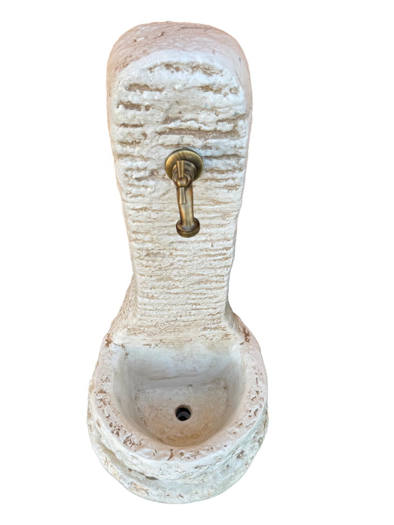 Fontana a Colonna Elodie Anticata Beige - Notaro Manufatti