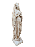 Madonna Lourdes 80 cm Anticata Marrone - Notaro Manufatti