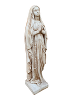 Madonna Lourdes 80 cm Anticata Marrone - Notaro Manufatti