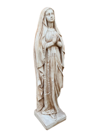 Madonna Lourdes 80 cm Anticata Marrone