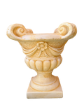 Vaso Quattro Punti Anticato Giallo - Notaro Manufatti