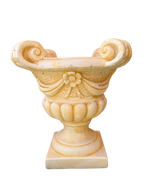 Vaso Quattro Punti Anticato Giallo - Notaro Manufatti