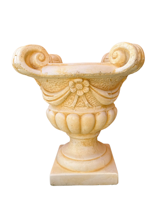 Vaso Quattro Punti Anticato Giallo - Notaro Manufatti