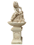 Fontana Ekinops con base Vinci Anticata Beige - Notaro Manufatti