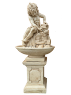 Fontana Ekinops con base Vinci Anticata Beige - Notaro Manufatti