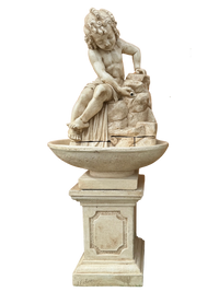 Fontana Ekinops con base Vinci Anticata Beige