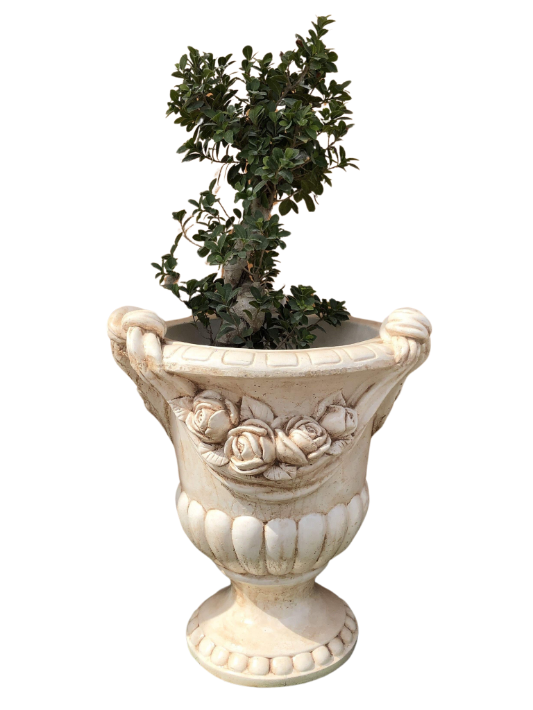 Vaso Rose e Manici Anticato Marrone - Notaro Manufatti